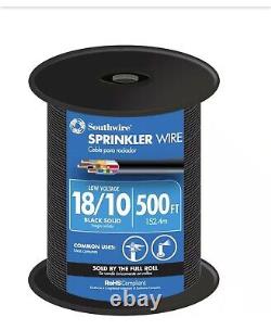 Fil solide Southwire 18/10 pour arrosage souterrain à enfouir direct 500 pieds