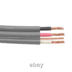 Fil souterrain directeur d'alimentation 200' 8/3 UF-B avec câble de mise à la terre d'enterrement direct 600V