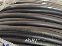 Fil traceur de 500 pieds Houston Wire & Cable Kris-Tech #10 AWG pour enterrement direct, noir