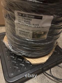 Honeywell Genesis 41561008, câble à enfouissement direct, multibrins 18/2, noir, 1000 pi
