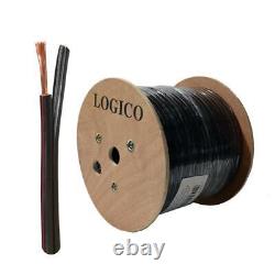 LOGICO Câble de fils d'éclairage paysager enterré directement en extérieur de calibre 10/2 de 500 pieds