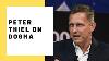 Le Nationalisme De Peter Thiel Brise La Machine Dogmatique