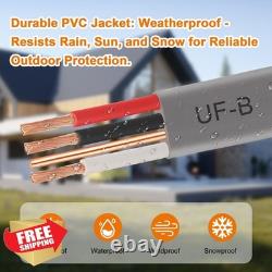 MOOKEERF Fil de direct burial 25 pieds 10 AWG/3
