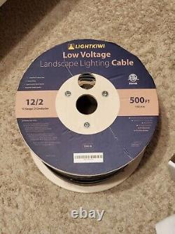 Nouveau câble de jardinage basse tension 500FT 12/2 pour éclairage extérieur à enfouir directement