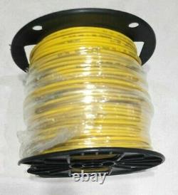 Regency 500' 14awg Solid Copper Direct Enseveli 30 MIL Pe Yellow Tracer Wire