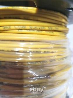 Regency 500' 14awg Solid Copper Direct Enseveli 30 MIL Pe Yellow Tracer Wire