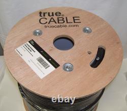 Véritable câble 6ASCMXBLK 500 CAT6A pour enfouissement direct, blindé, noir, 500 pi, neuf