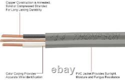 Wirenco 10/2 UF-B Câble d'alimentation souterrain et de mise à la terre directe