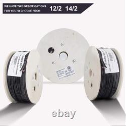 Zonegrace 12AWG Fil à Deux Conducteurs 12/2 pour Enterrement Direct